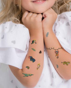 Voděodolné dočasné tetovačky pro děti Džungle TATTonMe
