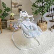 Houpačka velká s kolotočem s USB Everston 0m+ do 9 kg Ingenuity 