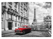 Puzzle 70x50 cm Červené auto 1000 dílků