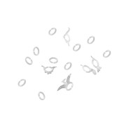 Dino céčka svítící cca 150 ks 11x15 cm