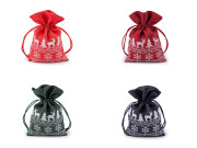 Vánoční dárkový pytlík 10x15 cm