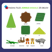 Magnetická stavebnice Jungle 25 dílů