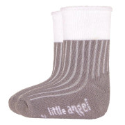 Ponožky froté Outlast® Tm. šedá/bílá