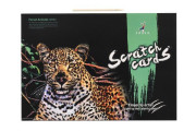 Škrabací obrázek barevný Gepard 40,5 x 28,5 cm