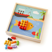 Dřevěná mozaika Pláž Bigjigs Toys