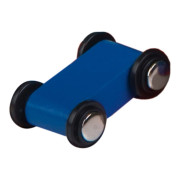Autodráha dřevěná s autíčky 4 ks