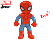 Spiderman třpytivý 38 cm na baterie se zvukem 12 m+
