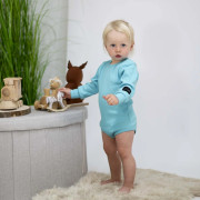 Rostoucí body žebrované Turquoise - tyrkysová Esito