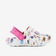 Dětské clogsy nazouváky Tlapková patrola Little Frog bílo/růž. s amuletem Coqui 
