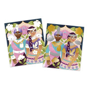 Kreativní sada Obrázky s metalickým papírem Bolywood Janod