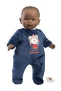 Realistická panenka miminko s měkkým látkovým tělem Llorens 