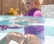 UV tričko s dlouhým rukávem do vody Lilac