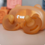 Silikonový dudlík Happling 2 ks 0 m+ Kidnort