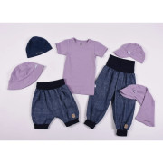 Kalhoty rostoucí denim vzor Little Angel