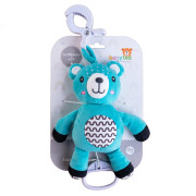 Natahovací hrací strojek plyš 30 cm závěs na postýlku/kočárek Babyted