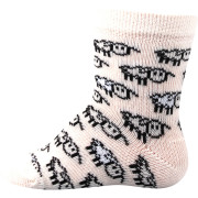 Ponožky kojenecké Bejbik obrázkové dívčí (3 páry)