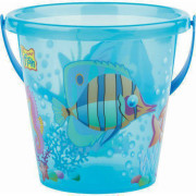 Kyblík rybičky průhledný průměr 17 cm Androni
