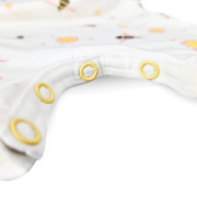 Overal tenký krátký Tisk Outlast® UPF 50+ bílá čmeláci Little Angel