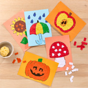 Kreativní sada První nalepovací podzimní obrázky Haba 