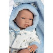 New Born chlapeček 73897 Llorens - Realistická panenka s celovinylovým tělem 40 cm 