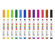 Fixy smývatelné pro nejmenší s oblým hrotem 12 ks