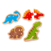 Dřevěné puzzle dinosauři Bigjigs Toys