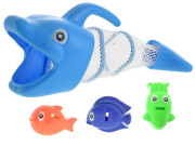 Vodní hra - delfín 27 cm + 3 rybičky