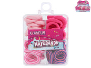 Gumičky do vlasů 12 ks Glamour 