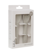 Příbor 2-dílný Platinum Silicone KikkaBoo
