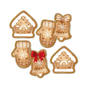 Dárková visačka 6 ks - Perníčky