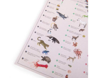 Mapa světa s propisovacími obrázky Moulin Roty