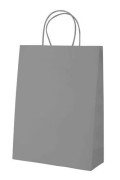 Dárková taška PASTELO, 18 x 8 x 24 cm šedá