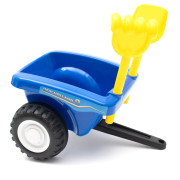 Dětské odrážedlo traktor s vlečkou a nářadím Baby Mix New Holland