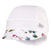 Kšiltovka tenká vzor UV 50+ Outlast® bílá/bílá louka