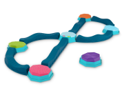 Překážková dráha se stupínky hudební Balance & Groove B-Toys