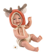 Rrealistická panenka miminko s celovinylovým tělem chlapeček Llorens