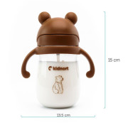 Hrneček s brčkem Bringebaer 240 ml Kidnort