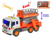 Auto opravářské plošina 27cm 1:16 na setrvačník se světlem a zvukem
