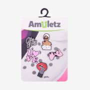 Amulety - ozdoby na boty Amuletz Girls mix Coqui