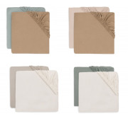 Prostěradlo napínací 140/150 x 70/75 cm 2 ks Jollein