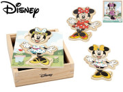 Minnie Mouse dřevěná vkládačka Obleč Minnie