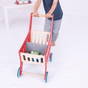 Dřevěný nákupní vozík Supermarket Bigjigs Toys