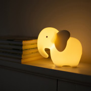 LED silikonová noční lampička Rgb s dálkovým ovladačem - slon Mary's 