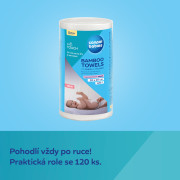 Jednorázové bambusové ručníky 120 ks Canpol babies