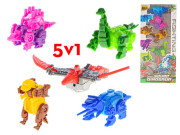 Robot/dinosaurus 6,5-12 cm 5 ks 