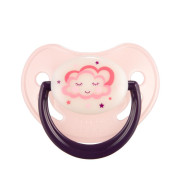 Šidítko anatomické silikonové Night Dreams 1 ks Canpol Babies 0-6 měs.