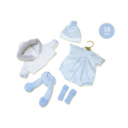 Realistická panenka Sasha se zvuky a měkkým látkovým tělem 38 cm Llorens 