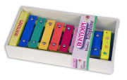 Bontempi Dřevěný xylofon s 8 kovovými notami 24 x 11 x 4,5 cm