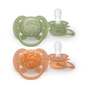 Šidítko Ultrasoft Premium neutral 18 m+ obrázek 2 ks Philips Avent