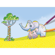 Pěnová razítka Moje savana Créa Lign